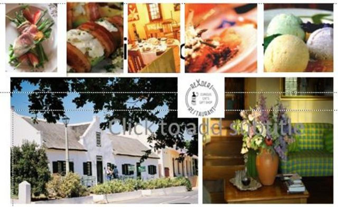 Hotel Wittedrift Manor House Tulbagh Exterior foto